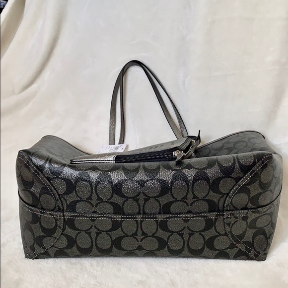 ‼️SOLD‼️RARE COACH REVERSIBLE BLK/SILVER SET BNWT - Picture 6 of 16